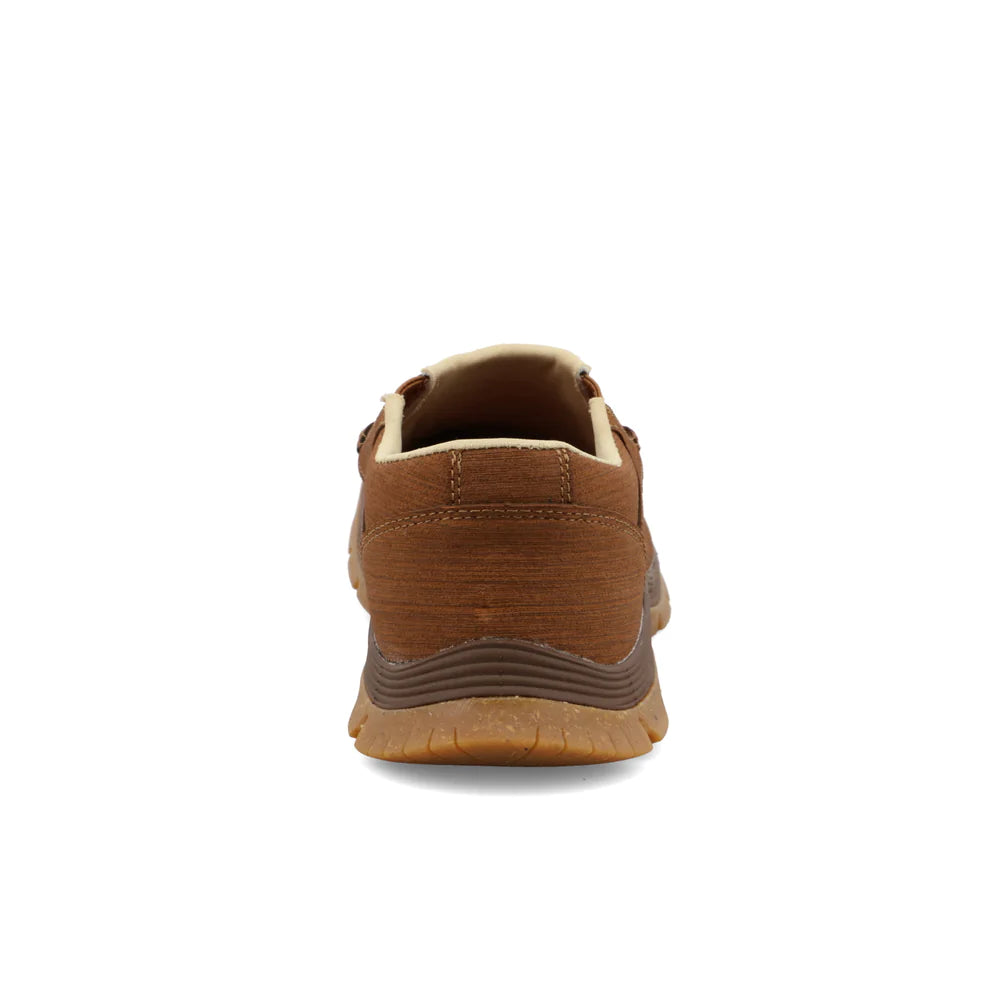 Oblique Toe Basket Weave Slip On Men's Driving Moc by Twisted X®