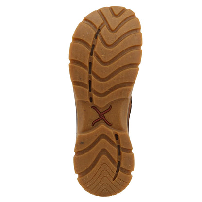 Oblique Toe Basket Weave Slip On Men's Driving Moc by Twisted X®