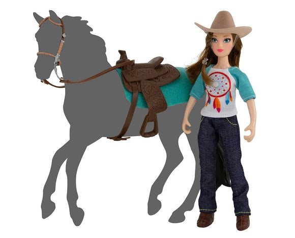 Natalie' Western Rider with Tack Set by Breyer®