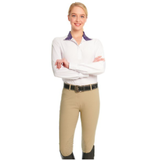 Ladies AeroWick™ Silicone Knee Patch Riding Tights by Ovation®