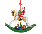 Rocking Horse Santa Tree Ornament by Breyer®