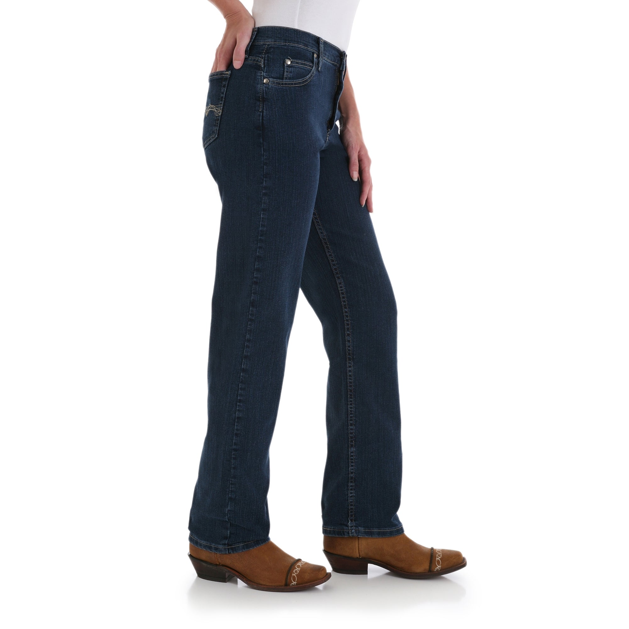 Wrangler® Cowboy Cut Straight Stretch Jean - Women's Jeans in